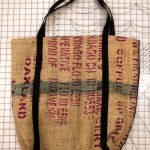 Burlap Beach Bag