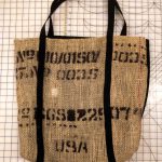 Burlap Beach Bag